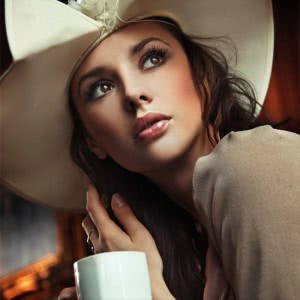 喝咖啡头像女生头像图片大全