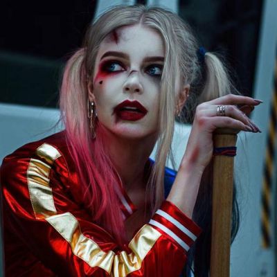 小丑女高清头像图片_自杀小队那个小丑女你爱么