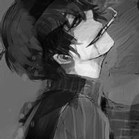 男生动漫头像冷酷黑白 暗黑系动漫男