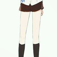 只有腿的日漫女头像