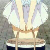 只有腿的日漫女头像