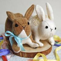 可爱成双成对的毛绒玩具情侣头像