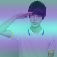 男生敬礼头像_男性男生酷帅的敬礼头像