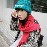 围巾女生头像 高清好看的戴围巾女生头像图片