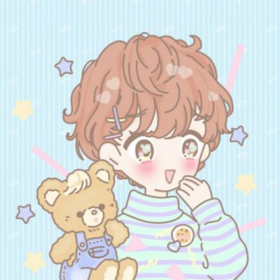 情侣头像一对两张呆萌卡通