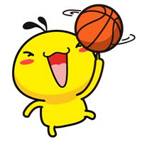 可爱爱运动卡通小黄鸡头像