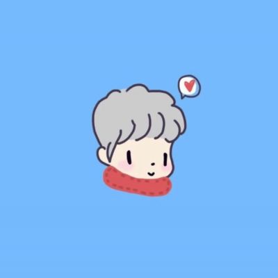 情侣头像一对两张呆萌卡通