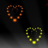 好看有创意的可爱头像两颗心