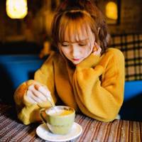 喝咖啡头像女生头像图片大全