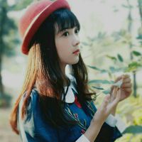 女生头像意境森女 森女气质清新自然