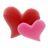 好看有创意的可爱头像两颗心