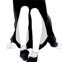 只有腿的日漫女头像