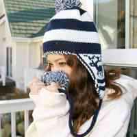 围巾女生头像 高清好看的戴围巾女生头像图片