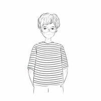 情侣漫头一男一女 谈一场不分手的恋爱