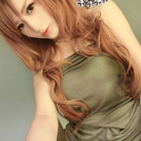 微信头像女生可爱卷发 时尚卷发娇俏可爱有魅力