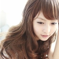 斜刘海气质美女头像 妳的气质斜刘海我的爱