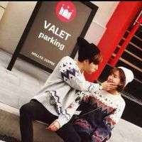 时尚大气高调秀恩爱的情侣