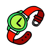 卡通手表微信头像,手表控