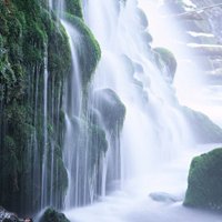 山水瀑布头像 山水瀑布流心间