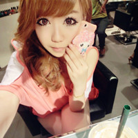 微信头像女生可爱卷发 时尚卷发娇俏可爱有魅力