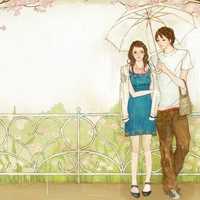 男女两人在一起的微信情侣动漫头像