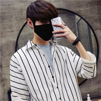 微信头像男生戴口罩帅气_戴口罩的帅哥