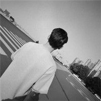 伤感黑白男头像 昨日傷已逝