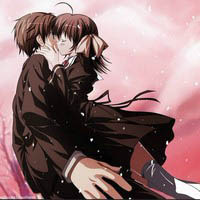 男女两人在一起的微信情侣动漫头像