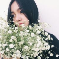 微信头像女捧花_我是等浇水的情花