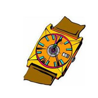 卡通手表微信头像,手表控