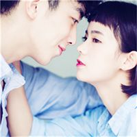 唯美清新风格的双人情侣头像图片