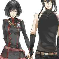 男女两人在一起的微信情侣动漫头像