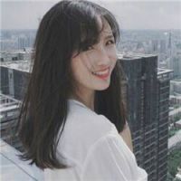 披发的少女头像 长发披肩的柔情少女