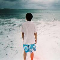 微信头像男生背影落寞