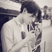 黑白帅哥图片头像 我爸他的儿子最帅