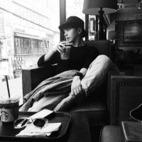 黑白帅哥图片头像 我爸他的儿子最帅