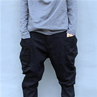 下半身男生手插口袋的微信头像