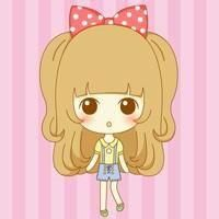 微信头像女可爱卡通_可爱系的卡通女孩子