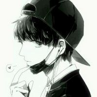 戴口罩动漫冷酷男头像