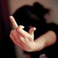微信头像女生鄙视_女生鄙视手势图片