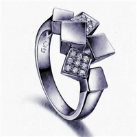 手绘戒指头像图片大全