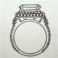 手绘戒指头像图片大全