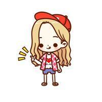 一男一女可爱的卡通情侣头像图片