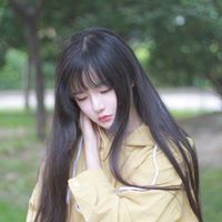 如山中清风 女生清纯美丽头像