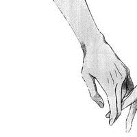 两双手牵手的黑白卡通头像