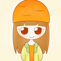 卡通情侣头像一男一女分开的两张