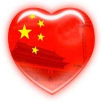 心形国旗头像图片大全