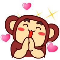 卡通猴子头像图片大全