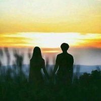 甜蜜的微信双人幸福情侣头像图片