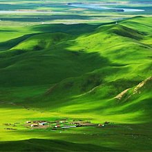草原风景头像图片